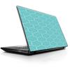 15 15.6 inch Laptop Notebook Skin Vinyl Sticker Cover Decal Fits 13.3" 14" 15.6" 16" HP Lenovo Apple Mac Dell Compaq Asus Acer/Blue Hexagon view 1