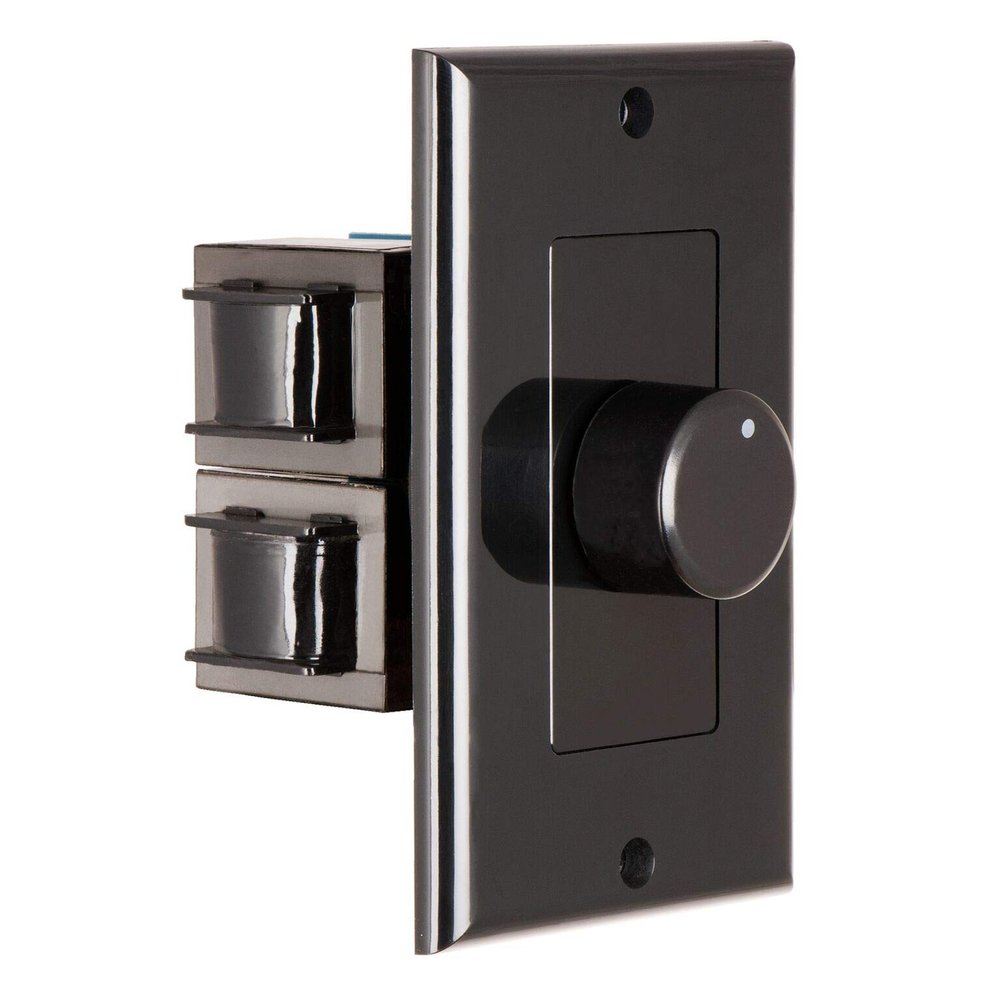 OSD Audio 300W in Wall Volume Control Impedance Matching for Home Speakers, Rotary Knob Black SVC300