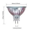 CTKcom MR16 12v 20w Halogen Light Bulbs(6 Pack) - 12 Volt Bi Pin Base,High Lumens, Precision Halogen Reflector Fiber Optic Light Bulb, Glass Cover,6 Pack view 2
