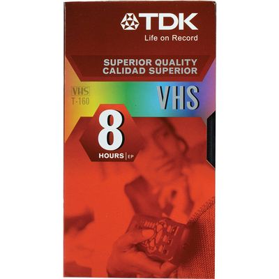 TDK T-160 VHS Video Tapes - 10 Pack