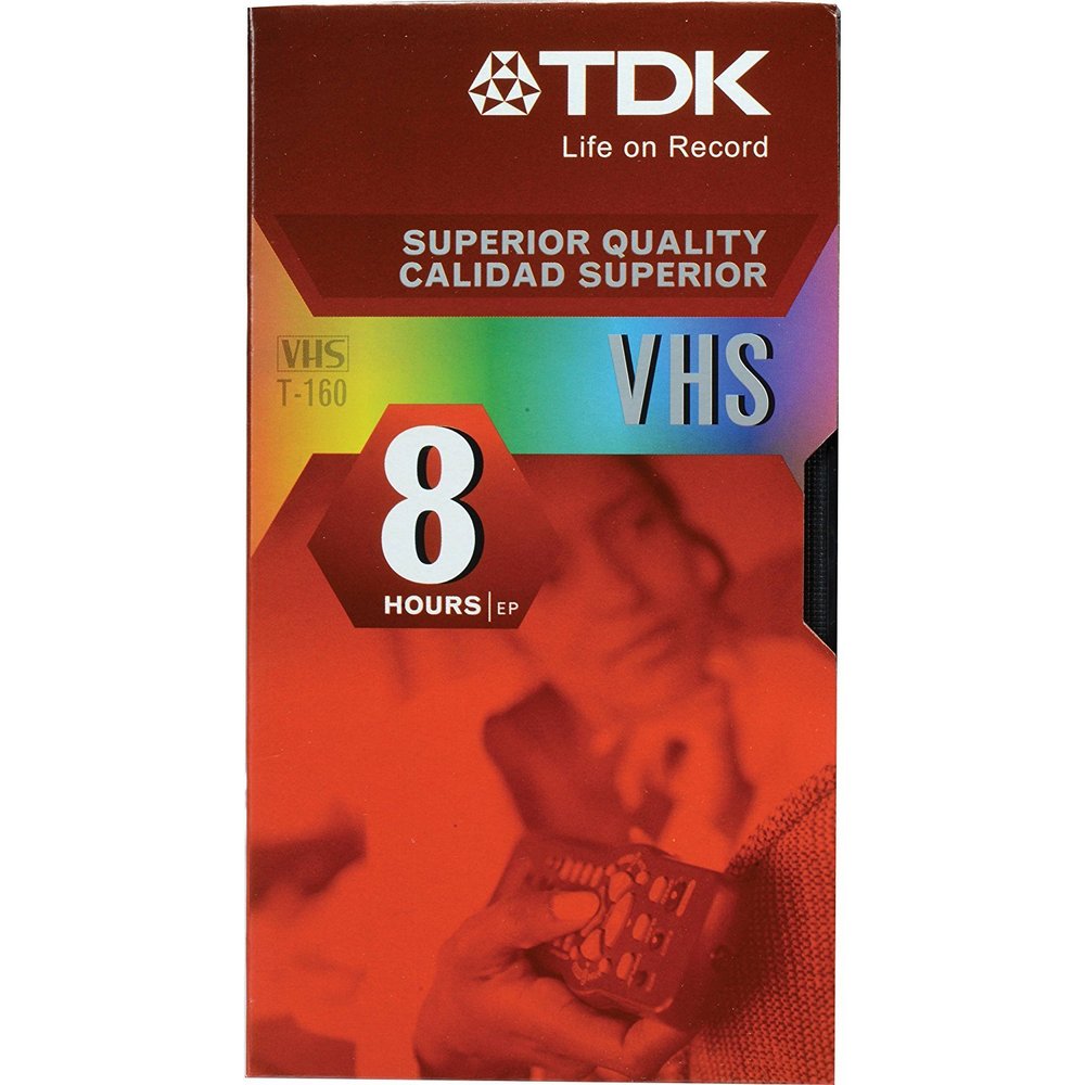 TDK T-160 VHS Video Tapes - 10 Pack