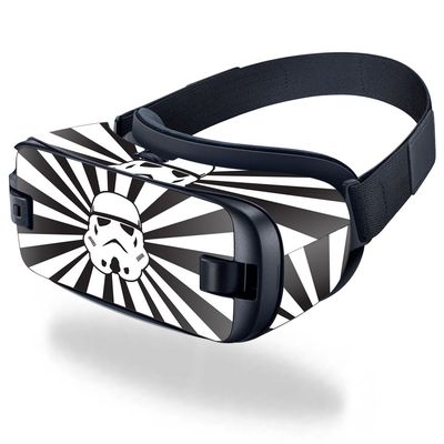 MightySkins Skin Compatible with Samsung Gear VR (2016) wrap Cover Sticker Skins Star Rays