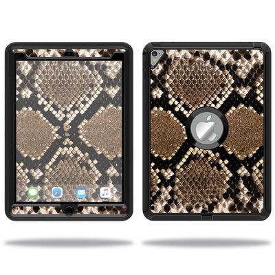 MightySkins Skin Compatible with OtterBox Defender Apple iPad Pro 9.7 Case wrap Cover Sticker Skins Rattler