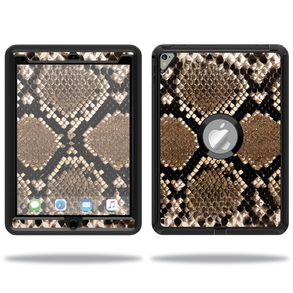 MightySkins Skin Compatible with OtterBox Defender Apple iPad Pro 9.7 Case wrap Cover Sticker Skins Rattler