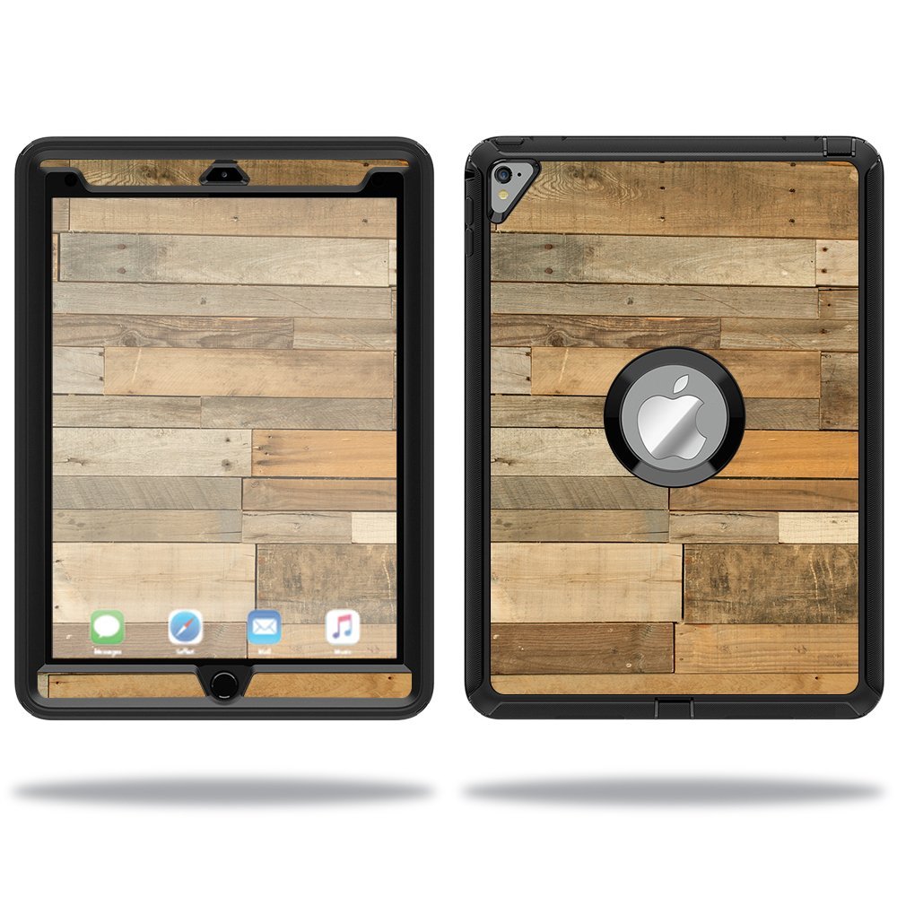 MightySkins Skin Compatible with OtterBox Defender Apple iPad Pro 9.7 Case wrap Cover Sticker Skins Reclaimed Wood