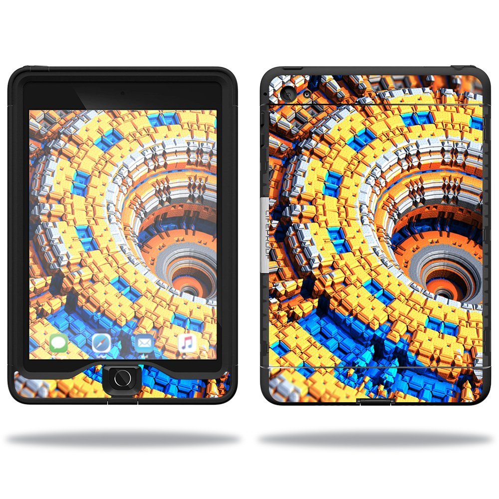 MightySkins Skin Compatible with Lifeproof Apple iPad Mini 4 Case nuud Case wrap Cover Sticker Skins Fractal Science