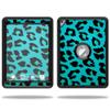 MightySkins Skin Compatible with OtterBox Defender Apple iPad Pro 9.7 Case wrap Cover Sticker Skins Teal Leopard view 1