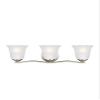 Generation Lighting 3-Light Emmons Traditional Bath Fixture Wall Lamp Brushed Nickel 4439003-962, Bathroom Light Fixture for Home Dcor, Wall Sconce Vanity Light Fixture and Bathroom Accessory view 1