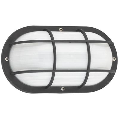 Generation Lighting 89806-12 Seagull 89806-12 Contemporary Modern One Light Outdoor Wall Lantern from Bayside Collection in Black Finish, 60 Total Watts, 5 Inch Height