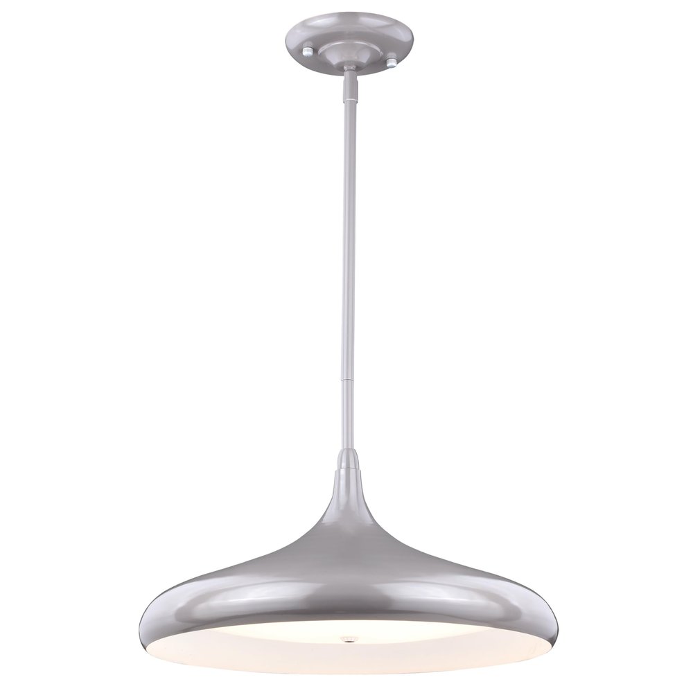 VAXCEL Bacio LED Taupe Motion Sensor Dome Pendant Light