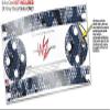 Skin Wrap Decal Set 2 Pack for Amazon Echo Dot 2 - HEX Mesh Camo 01 Blue (2nd Generation ONLY - Echo NOT Included) view 3