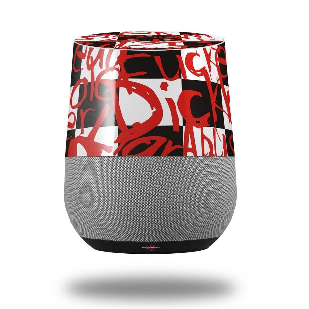 Insults - Decal Style Skin Wrap fits Google Home Original (Google Home NOT Included)