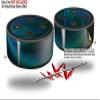Skin Wrap Decal Set 2 Pack for Amazon Echo Dot 2 - Ping (2nd Generation ONLY - Echo NOT Included) view 2