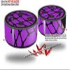 Skin Wrap Decal Set 2 Pack for Amazon Echo Dot 2 - Ripped Fishnets Purple (2nd Generation ONLY - Echo NOT Included) view 2