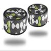 Skin Wrap Decal Set 2 Pack for Amazon Echo Dot 2 - Locknodes 04 Sage Green (2nd Generation ONLY - Echo NOT Included) view 1