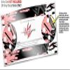 Skin Wrap Decal Set 2 Pack for Amazon Echo Dot 2 - Baja 0040 Pink (2nd Generation ONLY - Echo NOT Included) view 3