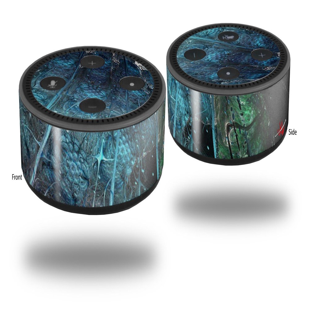 Skin Wrap Decal Set 2 Pack for Amazon Echo Dot 2 - Aquatic 2 (2nd Generation ONLY - Echo NOT Included)