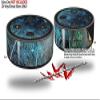 Skin Wrap Decal Set 2 Pack for Amazon Echo Dot 2 - Aquatic 2 (2nd Generation ONLY - Echo NOT Included) view 2