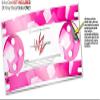 Skin Wrap Decal Set 2 Pack for Amazon Echo Dot 2 - Bokeh Squared Hot Pink (2nd Generation ONLY - Echo NOT Included) view 3