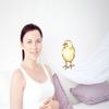 Baby Chick Wall Decals Stickers Uscolor003, Yellow, 15 Inches view 2