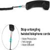 3 x Telephone Cord Detangler - 360 Degree Rotating Clear Phone Cord Detangler by Master Cables - Eliminate Twists and Tangles - Crystal Clear Design - Premium Quality Telecommunication Accessory view 3