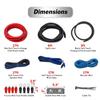 4 Gauge Amp Wiring Kit by InstallGear - Complete Subwoofer Wiring Kit with Power, Ground, RCA Cables - Soft Touch CCA Cable Set for Amplifier Installation - 17ft Length view 3