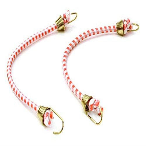 Integy RC 1/10 Model Scale 3x100mm Bungee Elastic Cord Strap w/Hooks for Off-Road Crawler