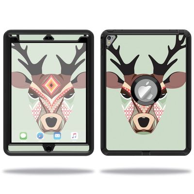 MightySkins Skin Compatible with OtterBox Defender Apple iPad Pro 9.7 Case wrap Cover Sticker Skins Aztec Deer