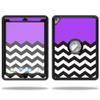 MightySkins Skin Compatible with OtterBox Defender Apple iPad Pro 9.7 Case wrap Cover Sticker Skins Purple Chevron view 1