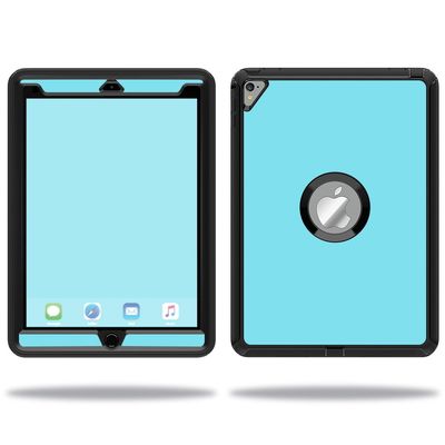 MightySkins Skin Compatible with OtterBox Defender Apple iPad Pro 9.7 Case wrap Cover Sticker Skins Solid Baby Blue