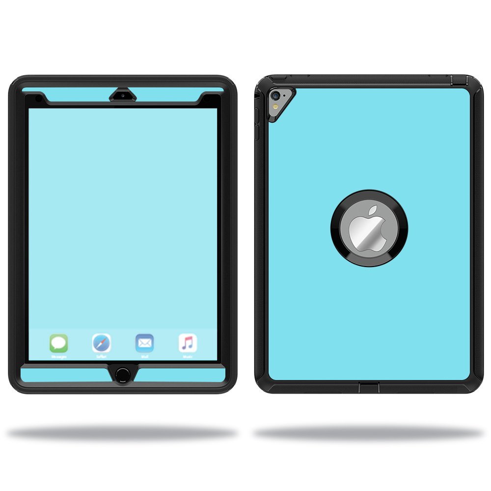 MightySkins Skin Compatible with OtterBox Defender Apple iPad Pro 9.7 Case wrap Cover Sticker Skins Solid Baby Blue