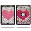 MightySkins Skin Compatible with OtterBox Defender Apple iPad Pro 9.7 Case wrap Cover Sticker Skins Stained Heart view 1