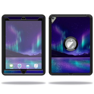 MightySkins Skin Compatible with OtterBox Defender Apple iPad Pro 9.7 Case wrap Cover Sticker Skins Aurora Borealis