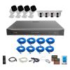 Revo America Ultra 16Ch. 4TB HDD 4K IP NVR Security System - Fixed Lens IP Cameras 8 x 4MP Audio Bullet Cameras & 4 x 4MP Turret Cameras - Remote Access via Smart Phone, Tablet, PC & MAC view 1