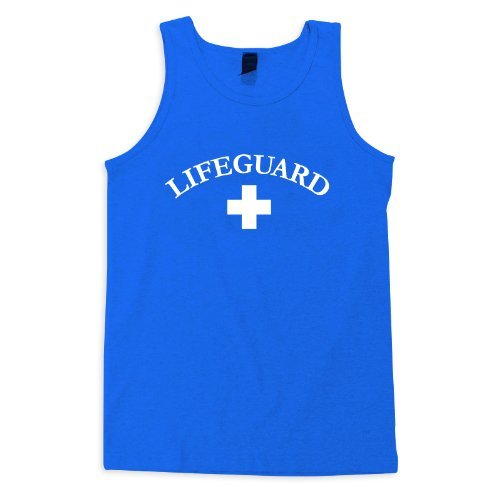 VLX Lifeguard Tank Tee - Guard Logo,Royal,XXL