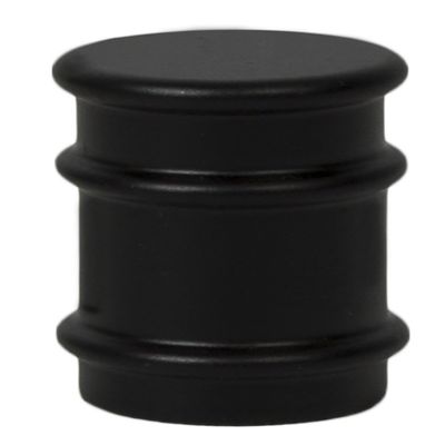 Urbanest Spina Lamp Finial, 1 1/4-inch Tall, Black