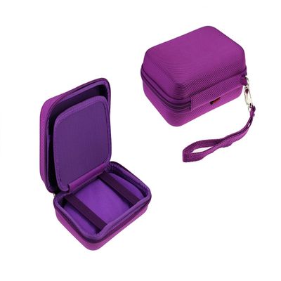 Navitech Purple Hard Protective Case Compatible with External Hard Drives Including The Intenso 500GB Memory Station