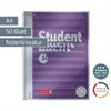 Brunnen 1067144 Notepad/Student Premium Note Ruled Set Treated Cover with Metallic Effect A4 90 g/m 50 Sheets view 2