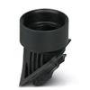 PHOENIX CONTACT HC-B-TA-M40-PLR-BK 1414246, Adapter, Bayonet Lock, Black, for EVO HOUSING Series, M40 Thread, Plastic Material view 1