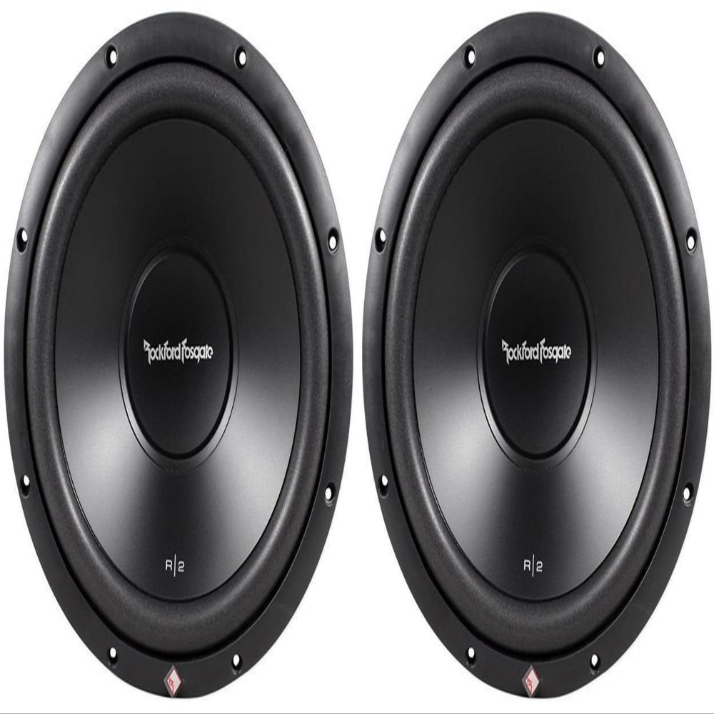 (2) Rockford Fosgate R2D2-12 Prime 12" 1000 Watt Dual 2 Ohm Car Audio Subwoofers