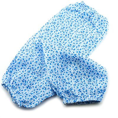 HAND Extra Light Linen Floral Pattern Sleeve Arm Protectors 37 cm x 17 cm - Pack of 2 Pairs, Purple and Red Floral Design