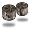 Skin Wrap Decal Set 2 Pack for Amazon Echo Dot 2 - HEX Mesh Camo 01 Tan (2nd Generation ONLY - Echo NOT Included) view 1