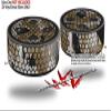 Skin Wrap Decal Set 2 Pack for Amazon Echo Dot 2 - HEX Mesh Camo 01 Tan (2nd Generation ONLY - Echo NOT Included) view 2