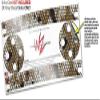 Skin Wrap Decal Set 2 Pack for Amazon Echo Dot 2 - HEX Mesh Camo 01 Tan (2nd Generation ONLY - Echo NOT Included) view 3