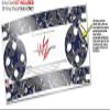 Skin Wrap Decal Set 2 Pack for Amazon Echo Dot 2 - WraptorCamo Old School Camouflage Camo Blue Navy (2nd Generation ONLY - Echo NOT Included) view 3