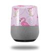 Flamingos on Pink - Decal Style Skin Wrap fits Google Home Original (Google Home NOT Included) view 1