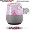 Flamingos on Pink - Decal Style Skin Wrap fits Google Home Original (Google Home NOT Included) view 2