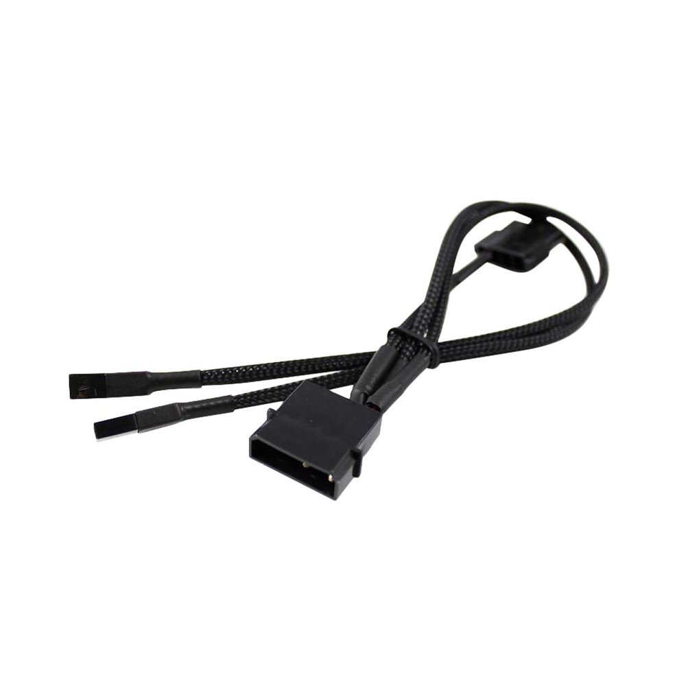 Darkside Connect G2 LED Strip Pass-Through 2-Way Power Cable - 4-Pin Power (Type 8), 30cm, Jet Black