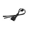 Darkside Connect G2 LED Strip Pass-Through 2-Way Power Cable - 4-Pin Power (Type 8), 30cm, Jet Black view 1