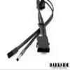Darkside Connect G2 LED Strip Pass-Through 2-Way Power Cable - 4-Pin Power (Type 8), 30cm, Jet Black view 2